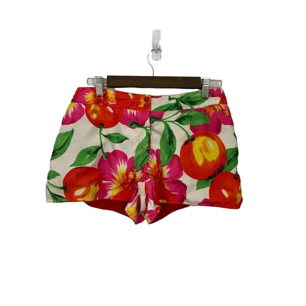 Speedo womens size 6 reversible waterproof pocket red cherry lifeguard